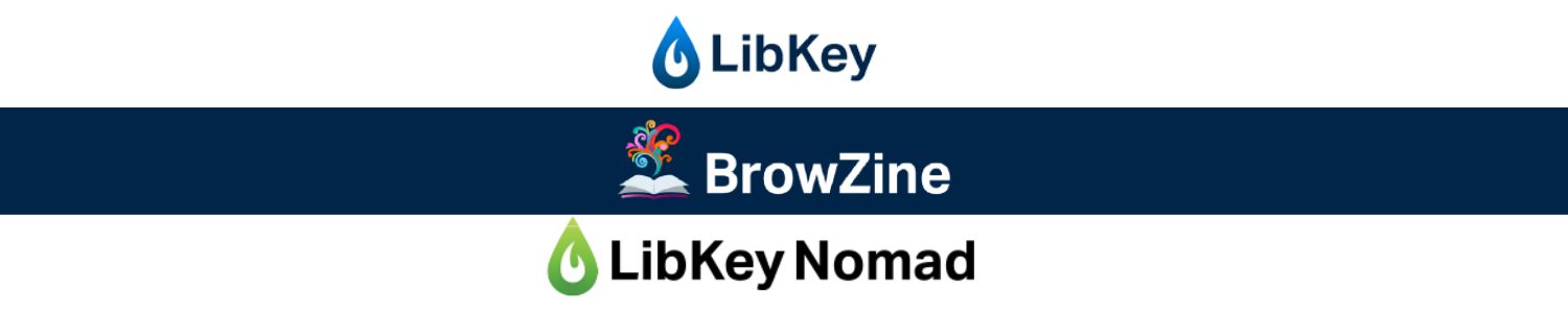 The words Libkey, Browzine and Libkey Nomad centered